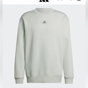 adidas essentials cotton fleece drop shoulder